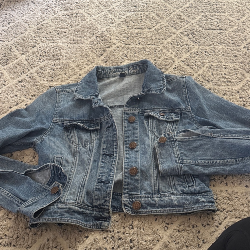 American Eagle Outfitters Blue Denim Jacket